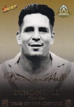 2008 NRL Centenary - Team of the Century Foil Signature #TCFS10 Duncan Hall Front